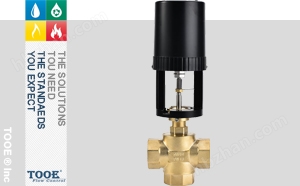 進口比例積分電動三通合流閥