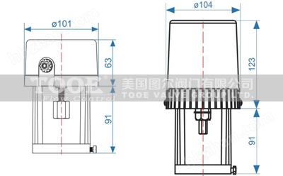 比例積分電動三通合流閥構(gòu)造原理