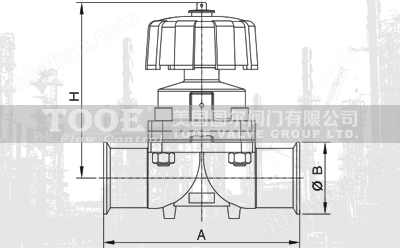 手動衛(wèi)生級隔膜閥產(chǎn)品特性