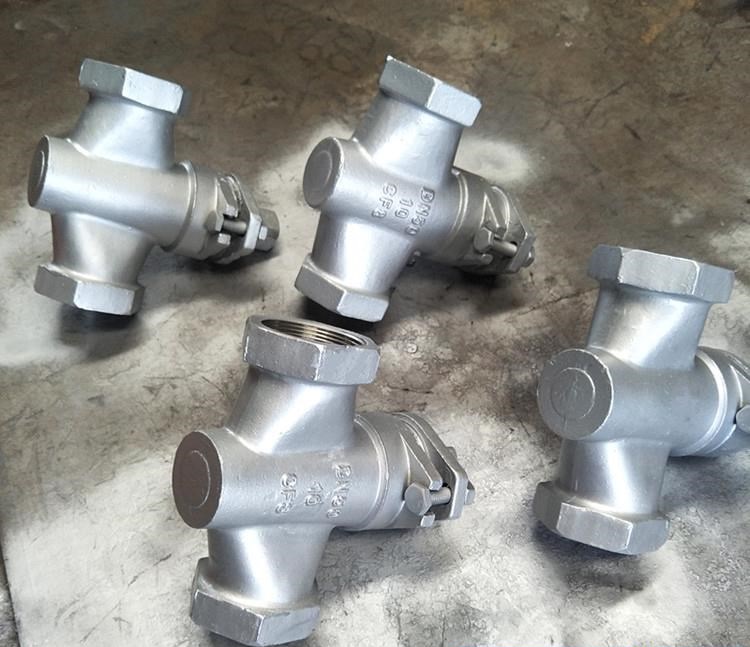 x14w三通不锈钢内螺纹旋塞阀