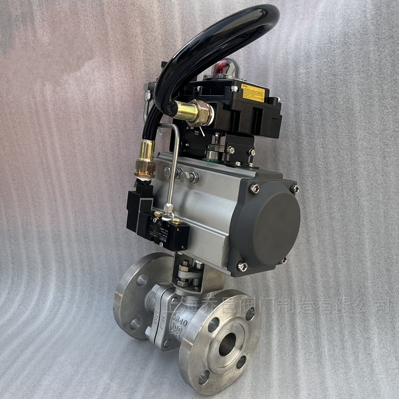 防爆气动不锈钢O型切断球阀 防爆气动不锈钢O型切断球阀