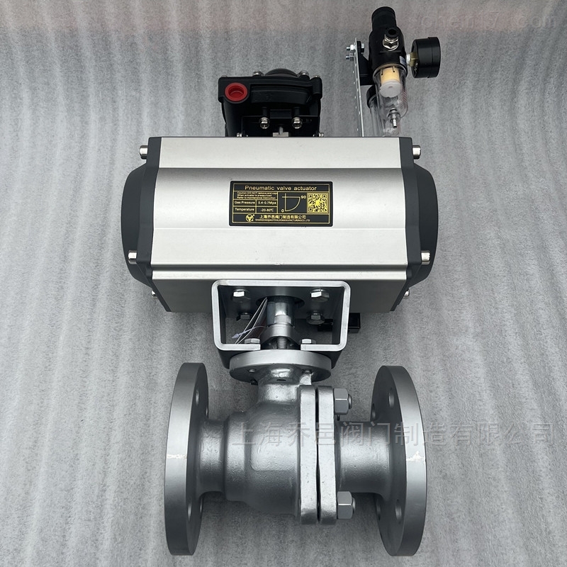 断电停气弹簧自动复位气动不锈钢球阀 断电停气弹簧自动复位气动不锈钢球阀