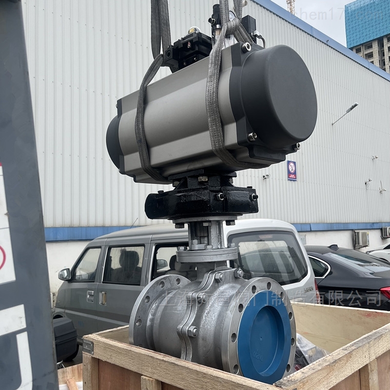 单作用防爆气动不锈钢硬密封高温切断球阀 单作用防爆气动不锈钢硬密封高温切断球阀