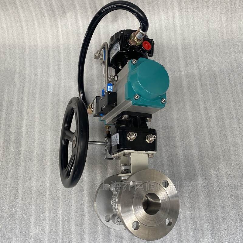 单作用防爆气动快速切断O型球阀 单作用防爆气动快速切断O型球阀
