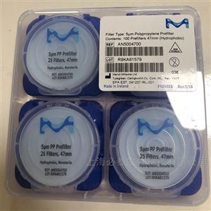 AN5004700Millipore聚丙烯预过滤膜 疏水5.0um47 mm