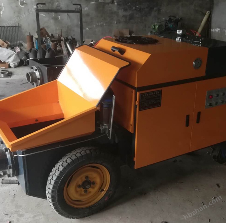 液壓混凝土輸送泵 二次構(gòu)造柱上料機(jī) 大骨料混凝土輸送泵廠